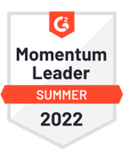 Mobile Development Frameworks momentum leader summer 2022 badge