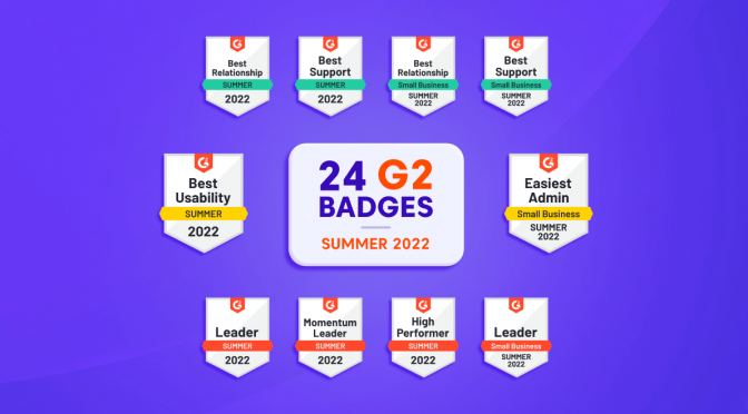 Syncfusion Receives 24 G2 Badges – Summer 2022