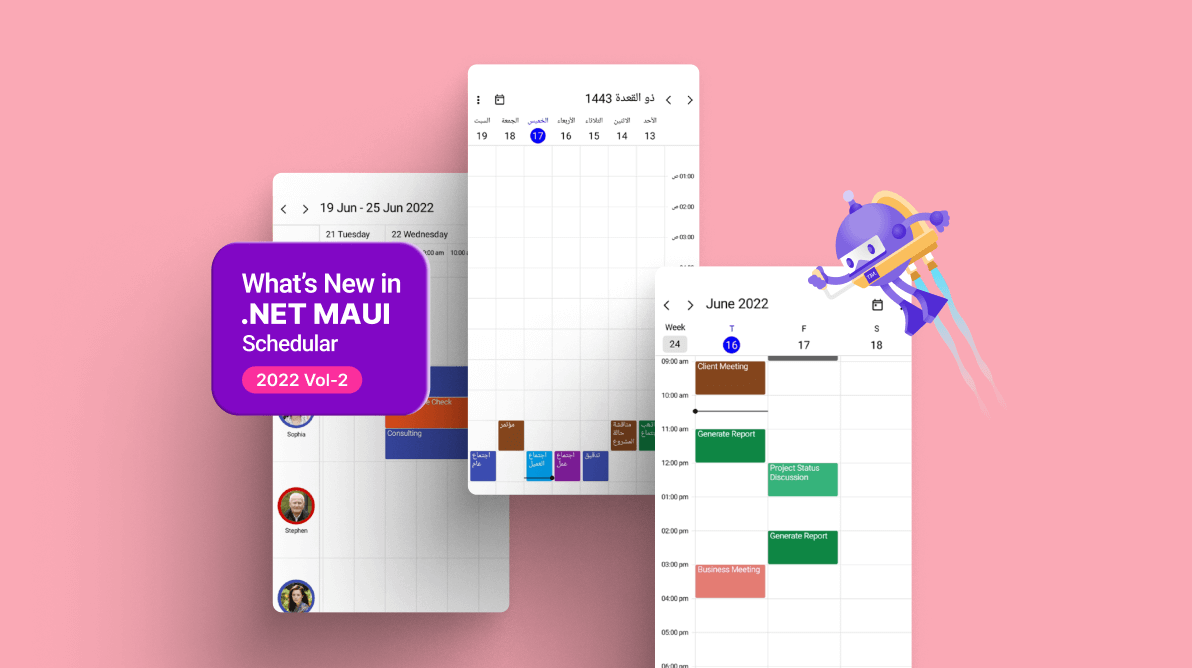 What's New in .NET MAUI Scheduler 2022 Volume 2