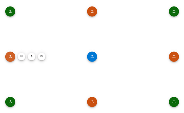 Different positions of Blazor Speed Dial component