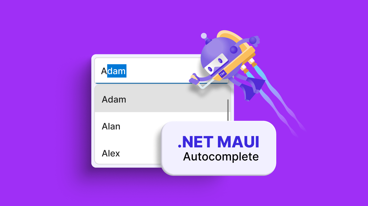 Introducing .NET MAUI Autocomplete Control