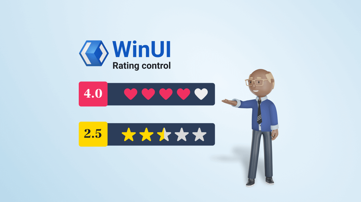 Introducing the New WinUI Rating Control