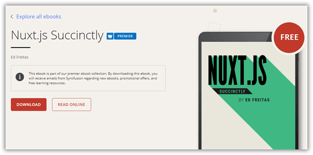 Nuxt.js Succinctly ebook