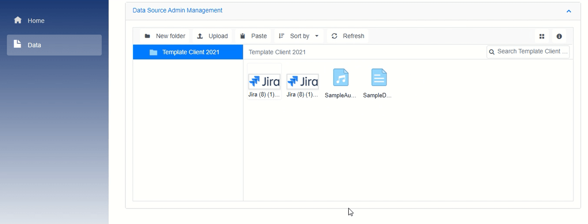 Downloading Azure files and setting the Azure Blob container dynamically using the Blazor File Manager component