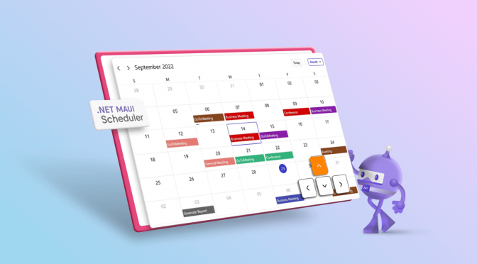 Keyboard Shortcuts in .NET MAUI Scheduler