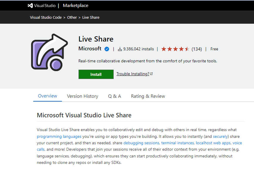 Live Share - Visual Studio Code extension