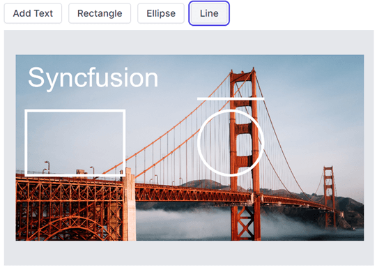 Text and Shapes Annotation Feature in Angular Image Editor