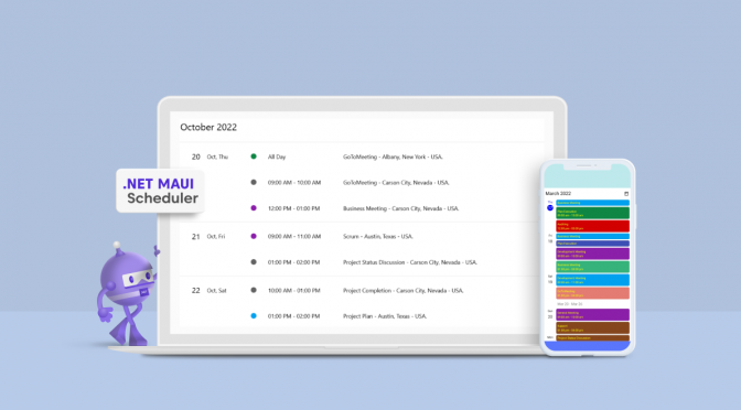 Agenda View in .NET MAUI Scheduler A Perfect Tool for Modern-Day Office Management