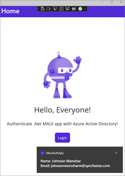 Authenticating a .NET MAUI App with Azure AD