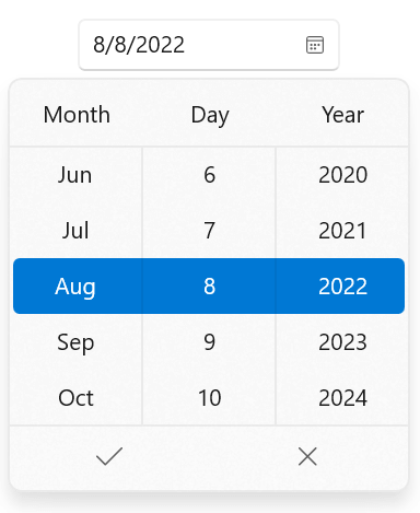 Change the Number of Dates Displayed in Date Picker