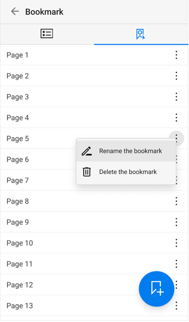 Custom Bookmarks in Xamarin.Forms PDF Viewer
