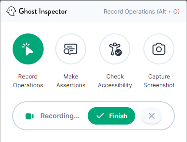 Ghost Inspector Record Operations