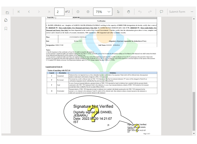 Rendering Digital Signatures in Blazor PDF Viewer