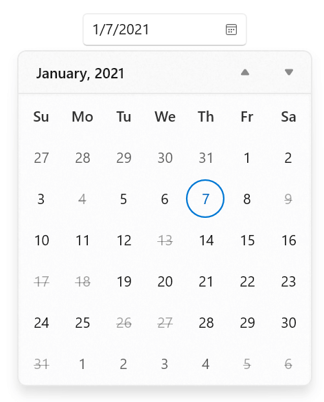 Restricted Date Selection in Syncfusion Calendar Date Range Picker