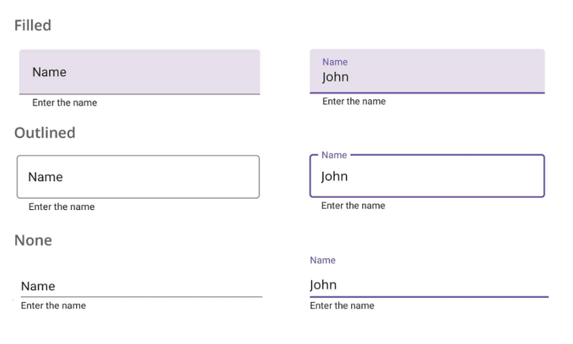 .NET MAUI Text Input Layout's Container Types