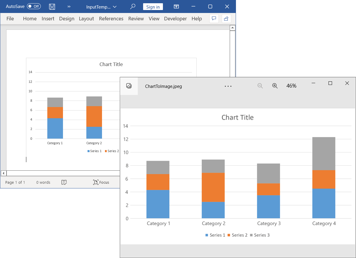 Saving Chart in Word Document as Image Using WinUI Word Library