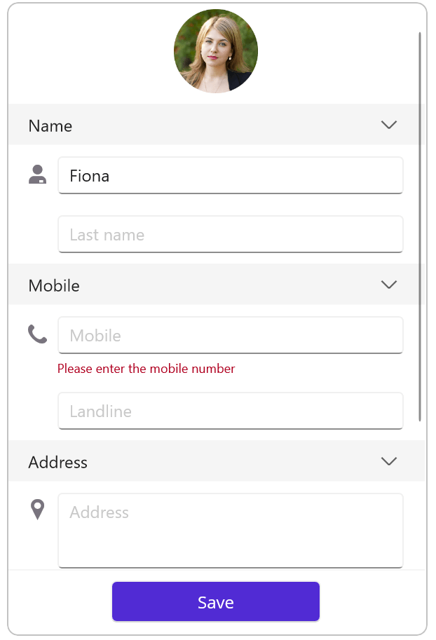 Validating Data in the Contact Form