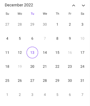 Blackout Dates in .NET MAUI Calendar