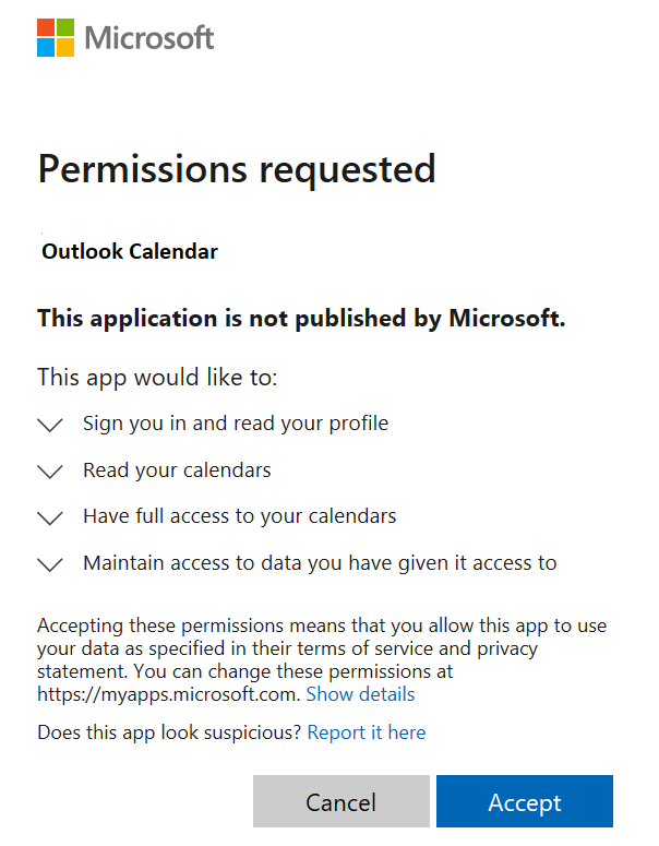 Application Permission