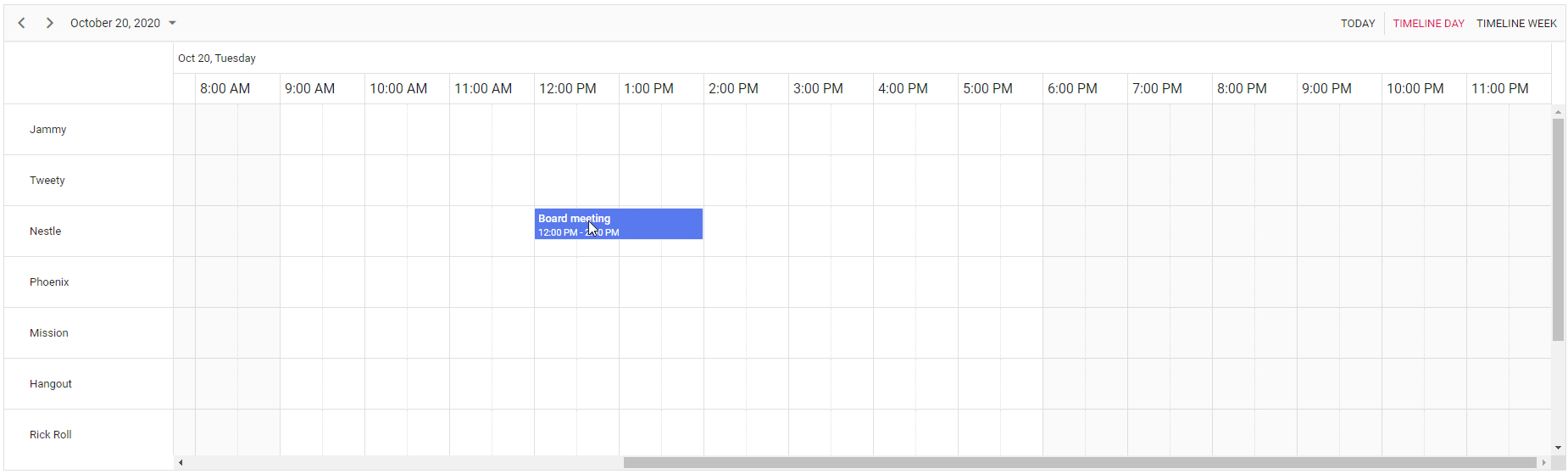 Deleting appointments in JavaScript Scheduler