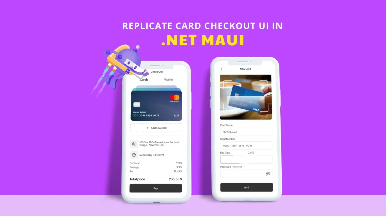 Easily Replicate a Card Checkout UI in .NET MAUI