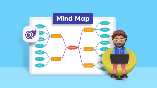 Seamlessly Create a Mind Map Using the Blazor Diagram Component
