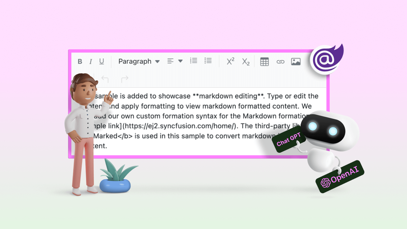 Simple Steps to Integrate OpenAI (ChatGPT) with the Syncfusion’s Blazor Rich Text Editor