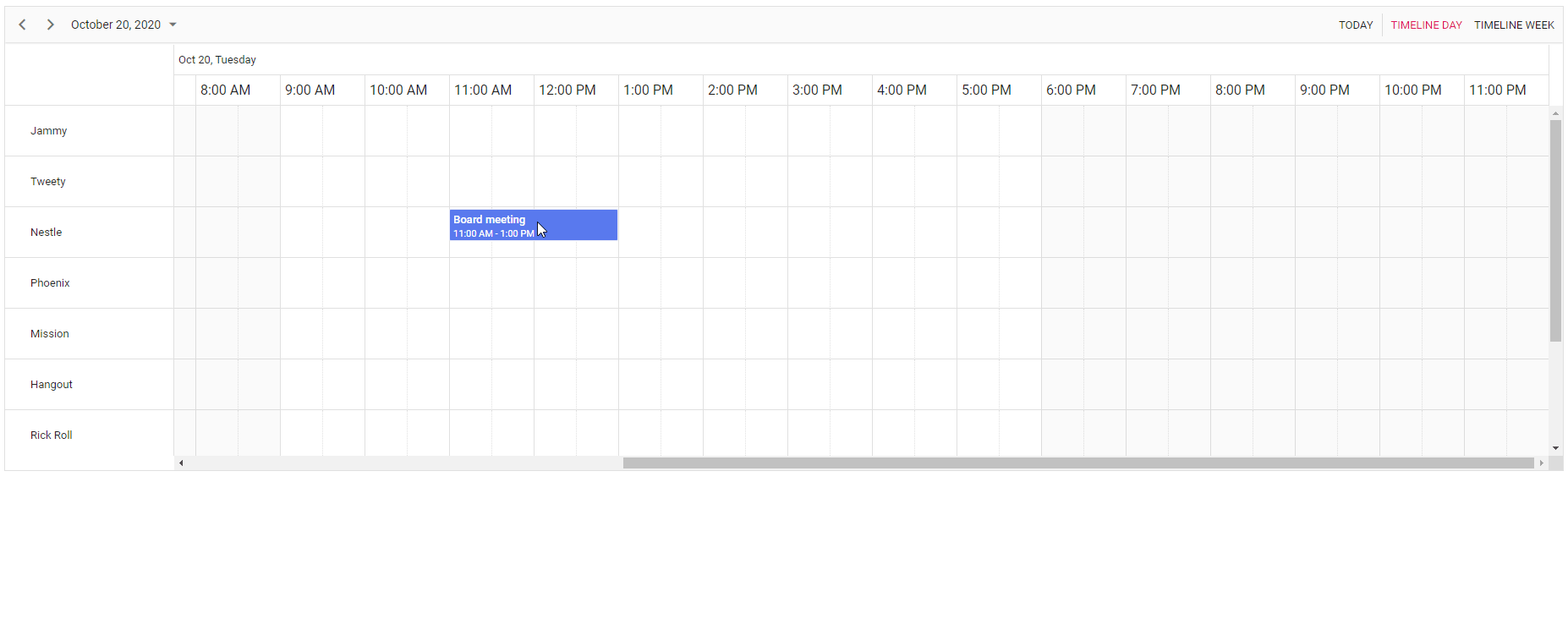 Updating appointments in JavaScript Scheduler