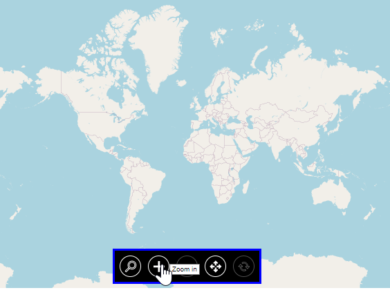 Customizing the Zoom Toolbar in JavaScript Maps