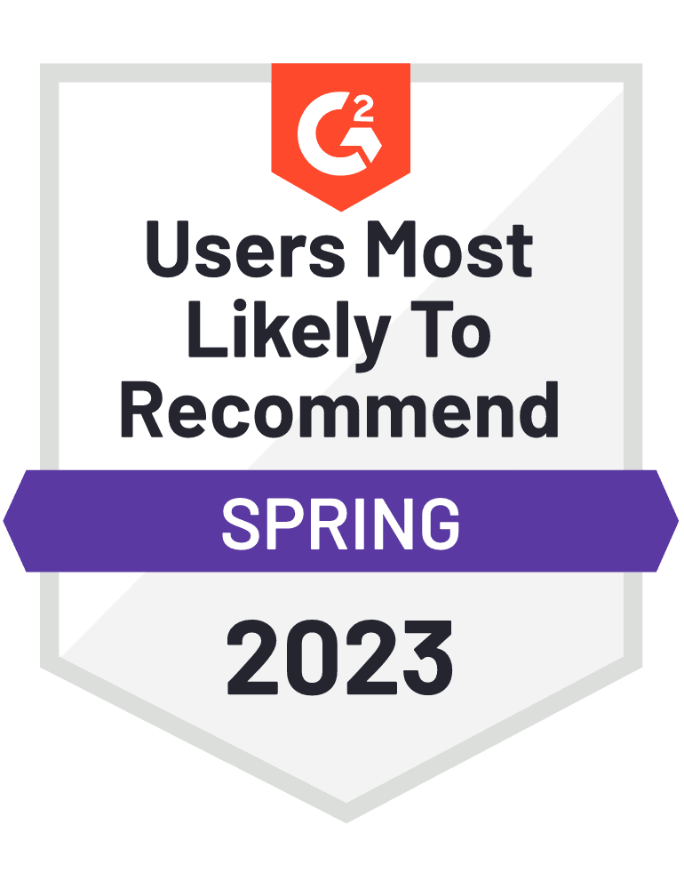 User Most Likely To Recommend Spring 2023