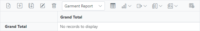 Creating a New Report with the Name Garment Report in the Blazor Pivot Table