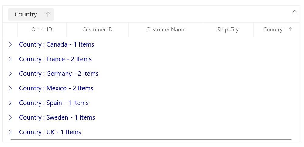 Customizing Summary in WinUI DataGrid