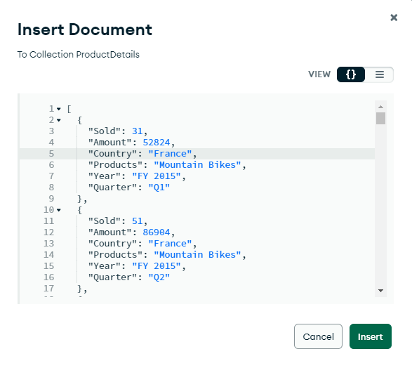 Insert ProductDetails data into the dialog UI