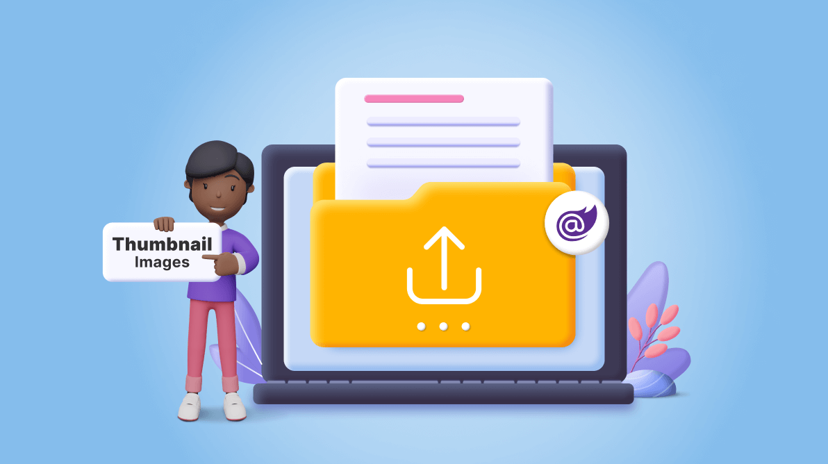 Simple Steps to Create Thumbnail Images Using the Blazor File Upload Component