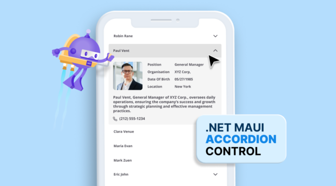 Introducing the New .NET MAUI Accordion Control