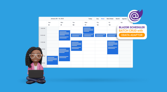 Seamlessly Perform Batch CRUD Operations in Blazor Scheduler with ODATA Adaptor