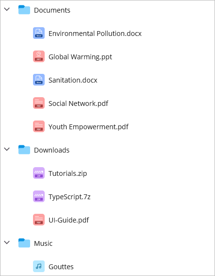 Populating items in .NET MAUI TreeView control using the bound mode