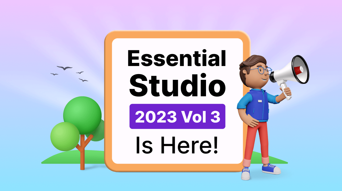 Syncfusion Essential Studio 2023 Volume 3 Is Here!