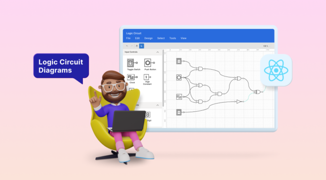 Create Interactive Digital Logic Circuit Diagrams with Syncfusion's React Diagramming Library