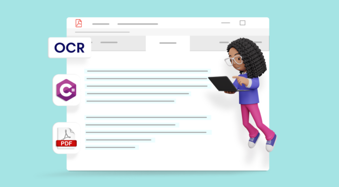 Optical Character Recognition OCR Made Easy with .NET PDF Library in C#