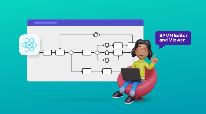 Seamlessly Create an Interactive BPMN Viewer and Editor Using the React Diagram Control