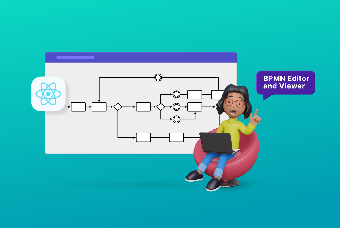 Seamlessly Create an Interactive BPMN Viewer and Editor Using the React Diagram Control