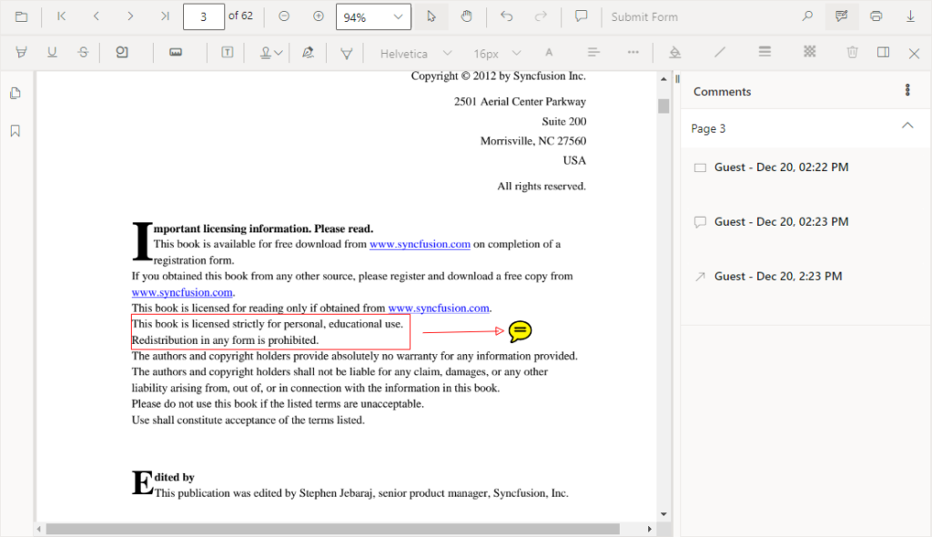 Exploring the Richness of Annotation Types in Blazor PDF Viewer