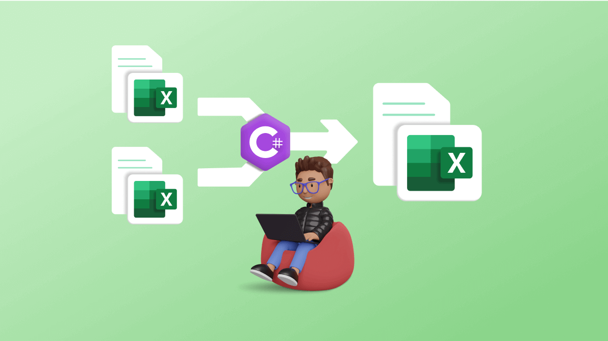 Merge Multiple Excel Files into One in Just 3 Steps Using C#