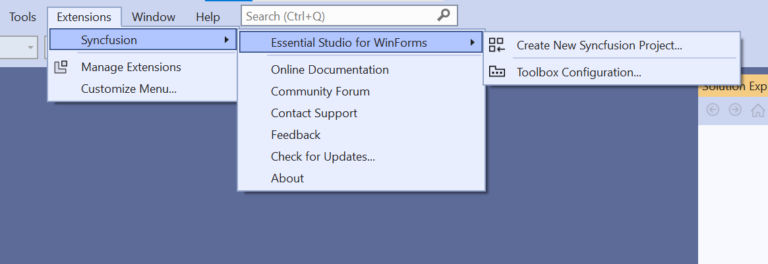 Introducing the WinForms Template Studio for Visual Studio | Syncfusion ...