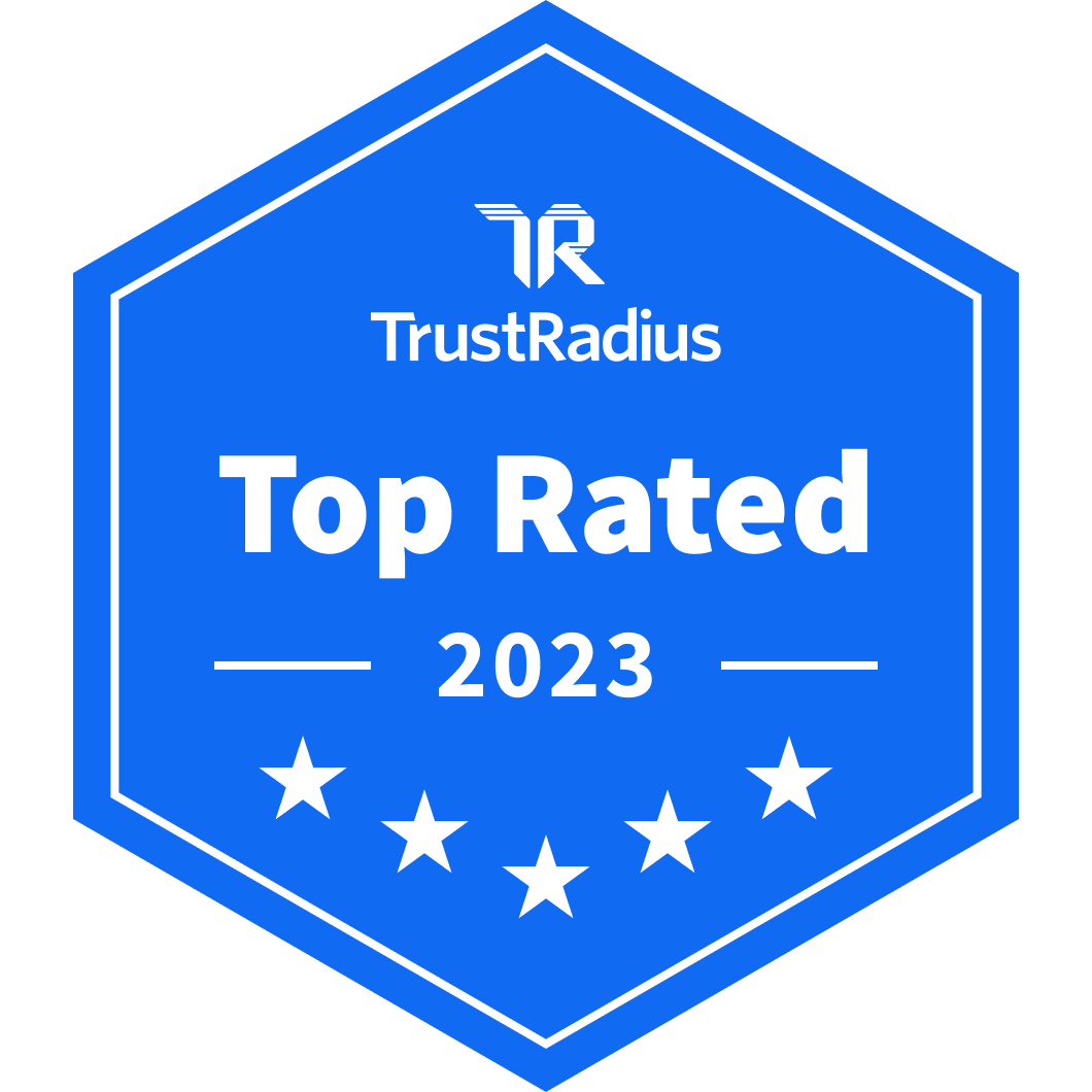 TrustRadius Top Rated award 2023