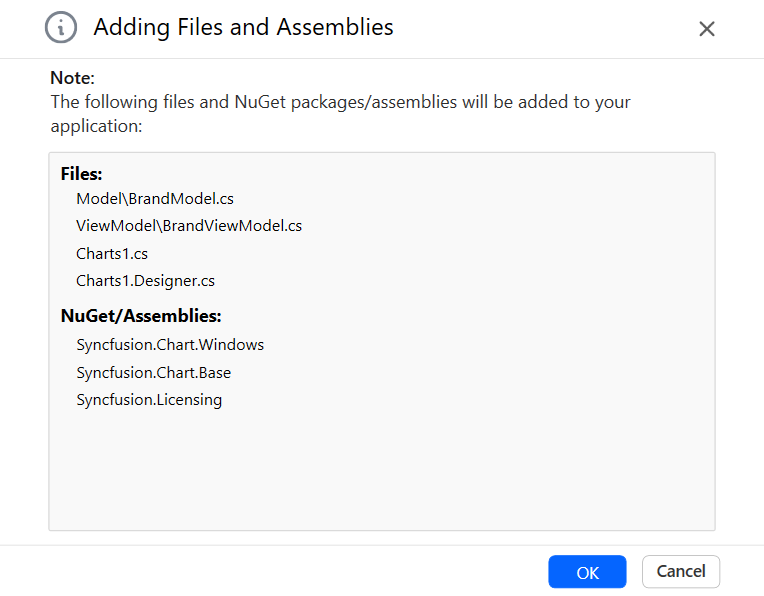 Adding files and assemblies to WinForms app