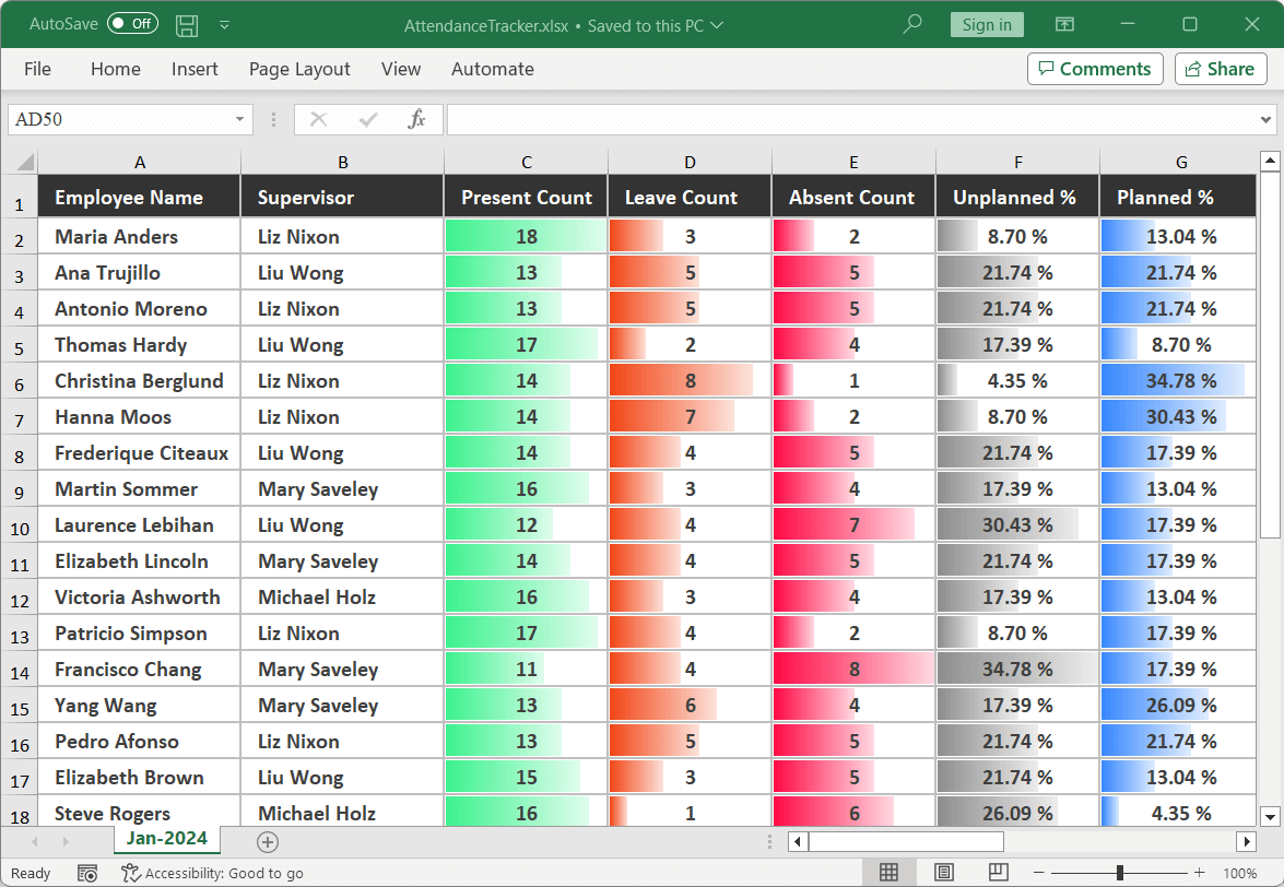 Input Excel document