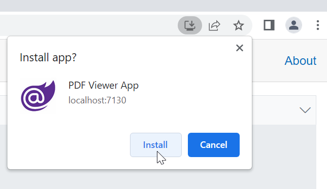 Installing the PDF Viewer App