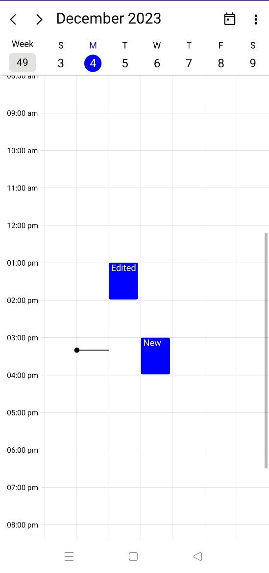 Updating the .NET MAUI Scheduler appointments loaded from SQLite database